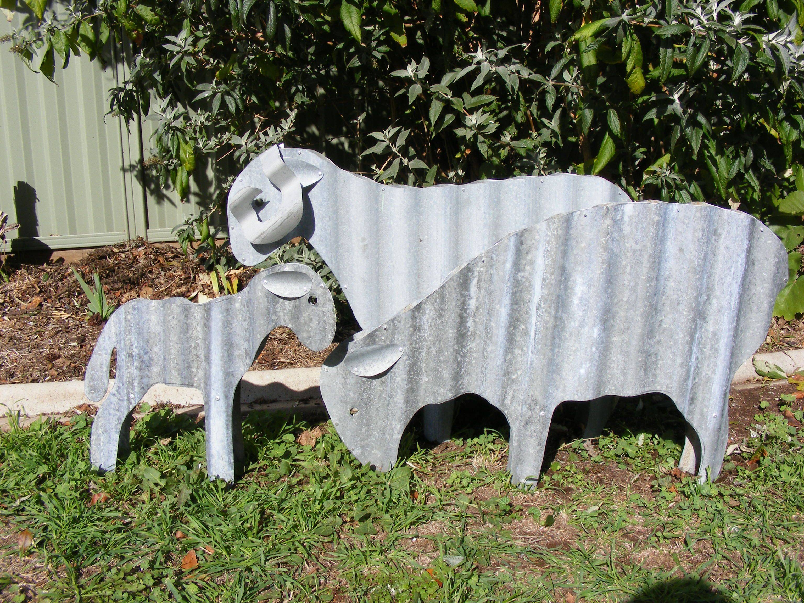 Shovel Bird Scrap Metal Art