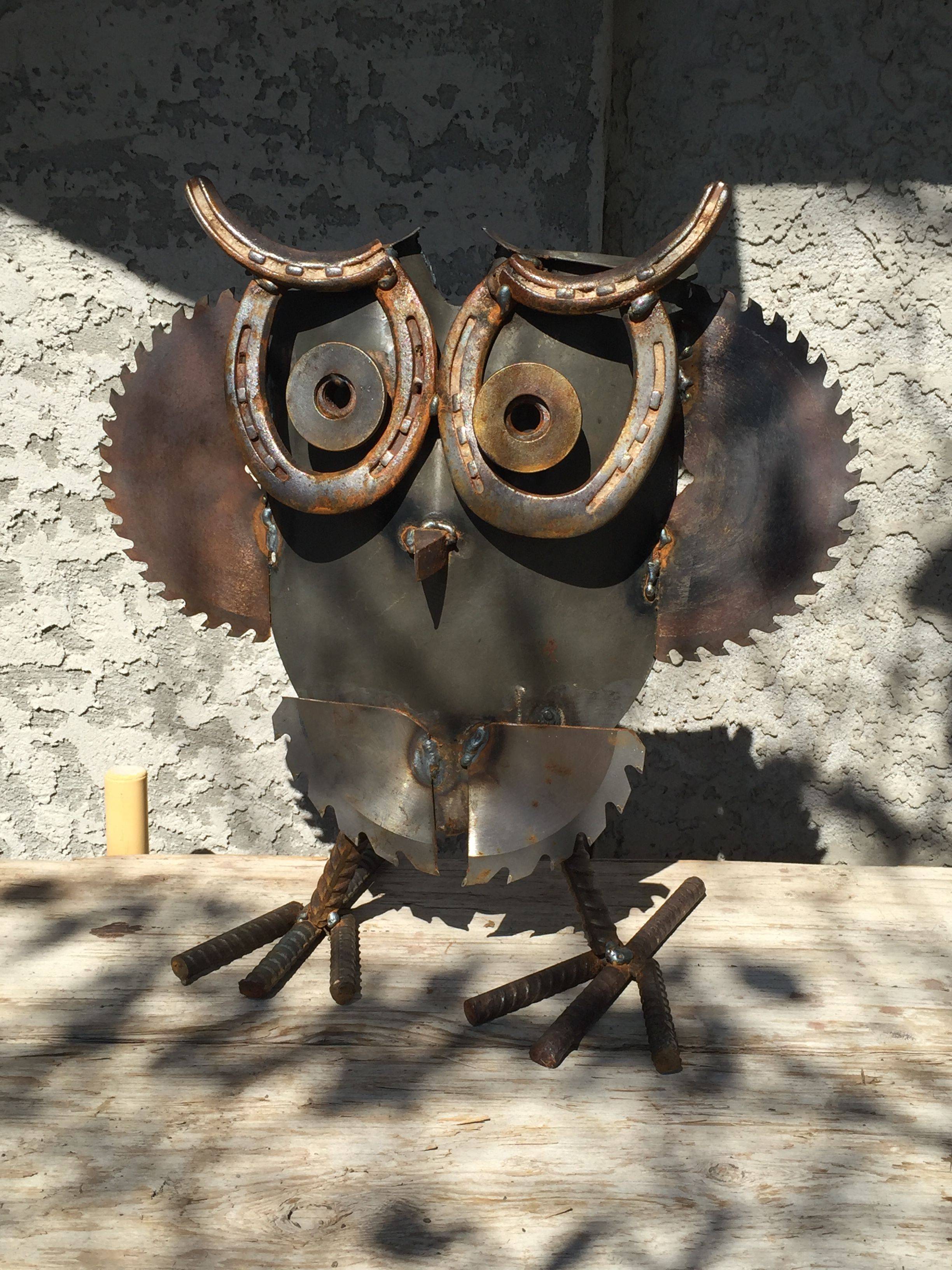 Welded Yard Art Garden Metal Design Idea Modern Animals Recycled