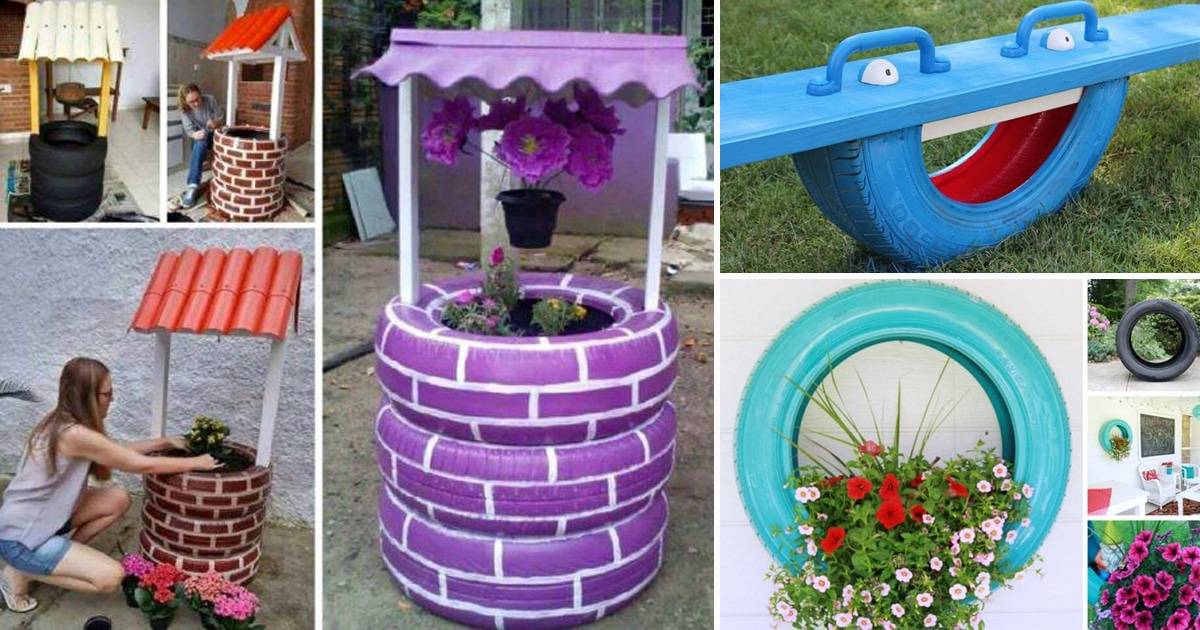 Diy Old Tire Garden Ideas