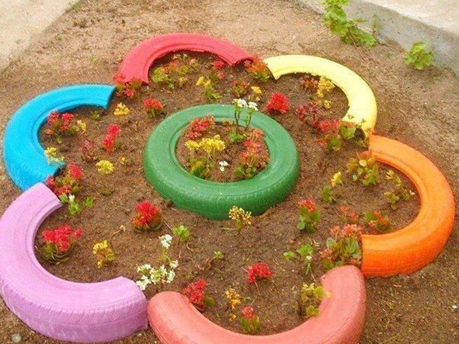 Pinterest Tire Planters