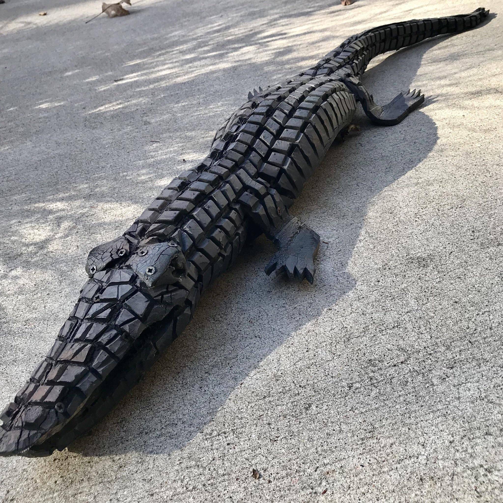 Lawn Alligators Upcycle Garden