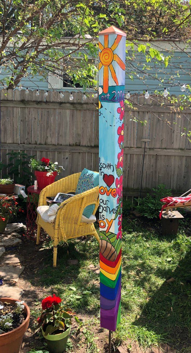 Gazing Ball Topper Cinder Block Garden