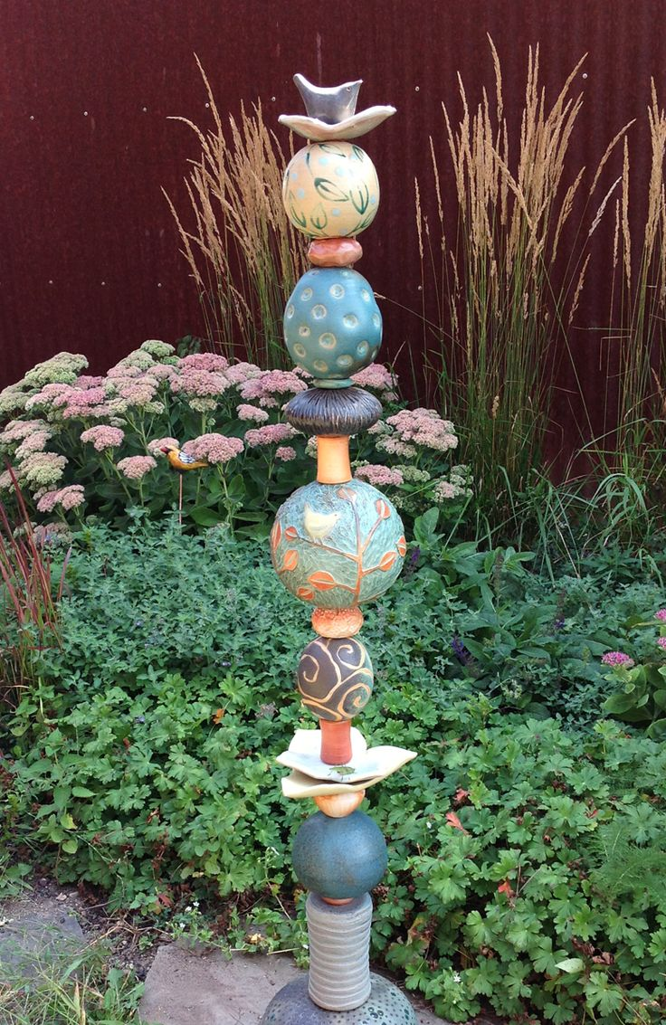 Elegant Garden Art Sculptures Totem Poles Garden Totem Modern Design