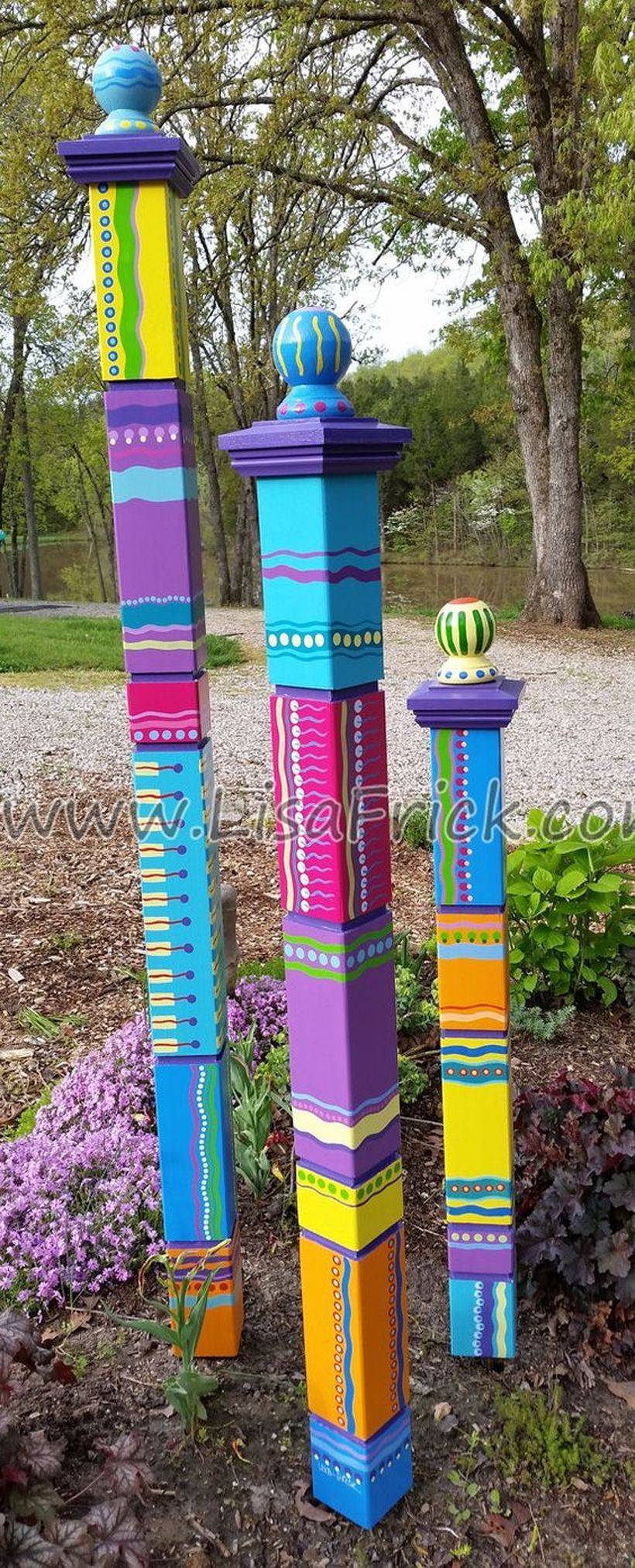 Mosaic Ideas Garden Totems