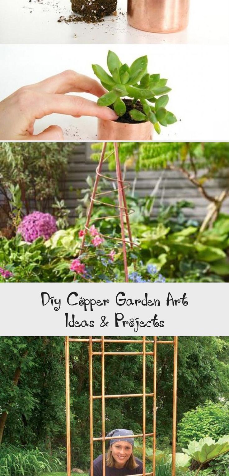 Diy Copper Garden Art Ideas