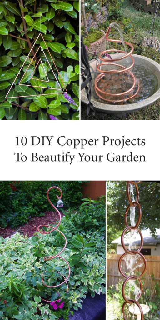 Diy Copper Garden Art