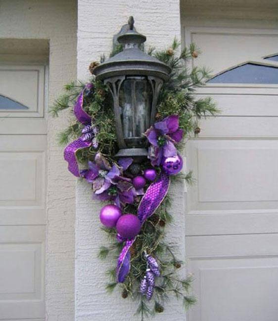 Purple Garden Art Sculpture Outdoor Yard Decoration Jarmfarm Glass