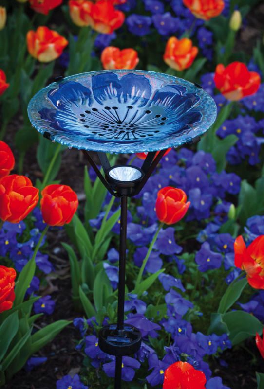 Solar Powered Mushroom Garden Stakes Set