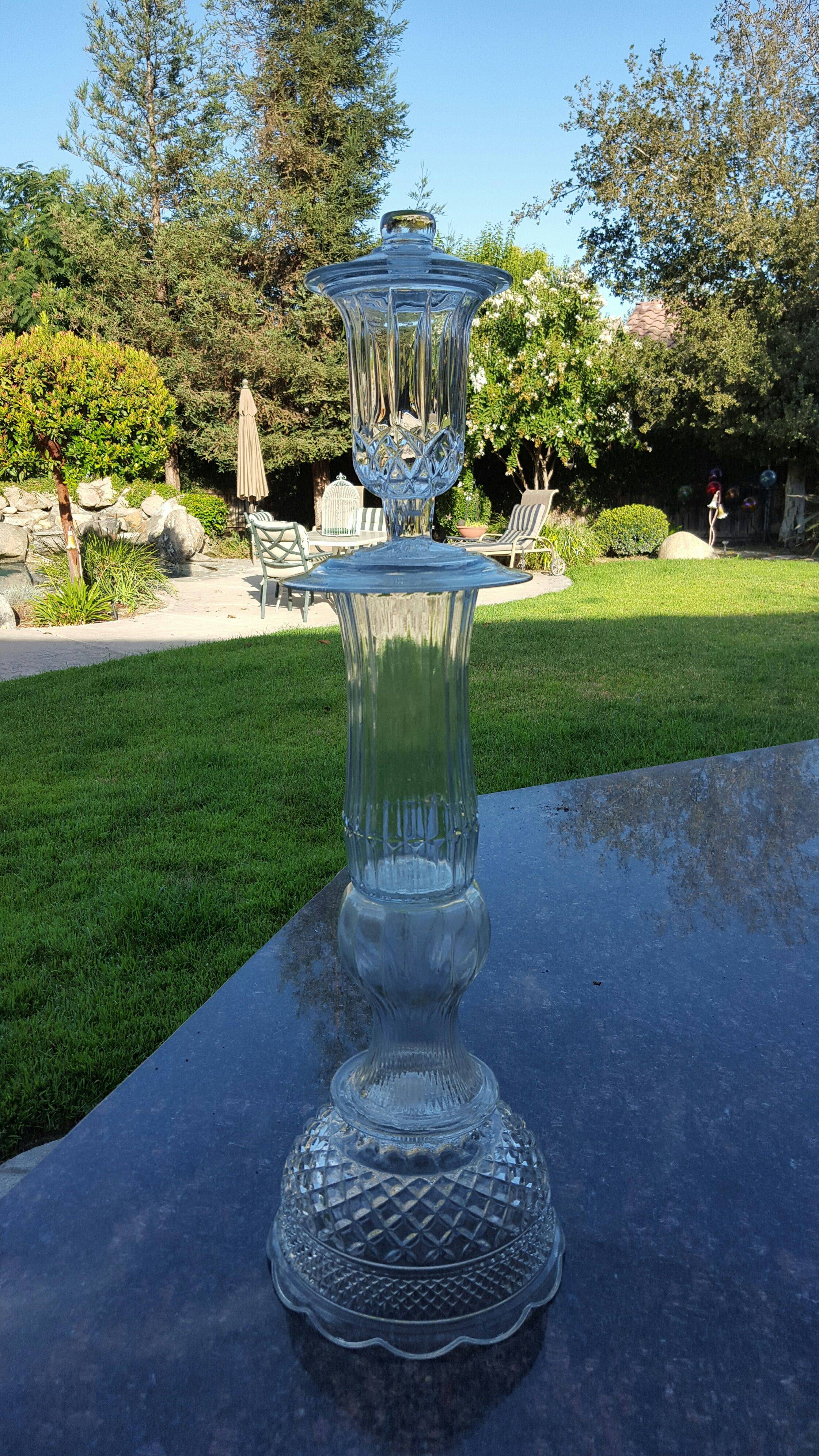 Glass Totems Yard Arts