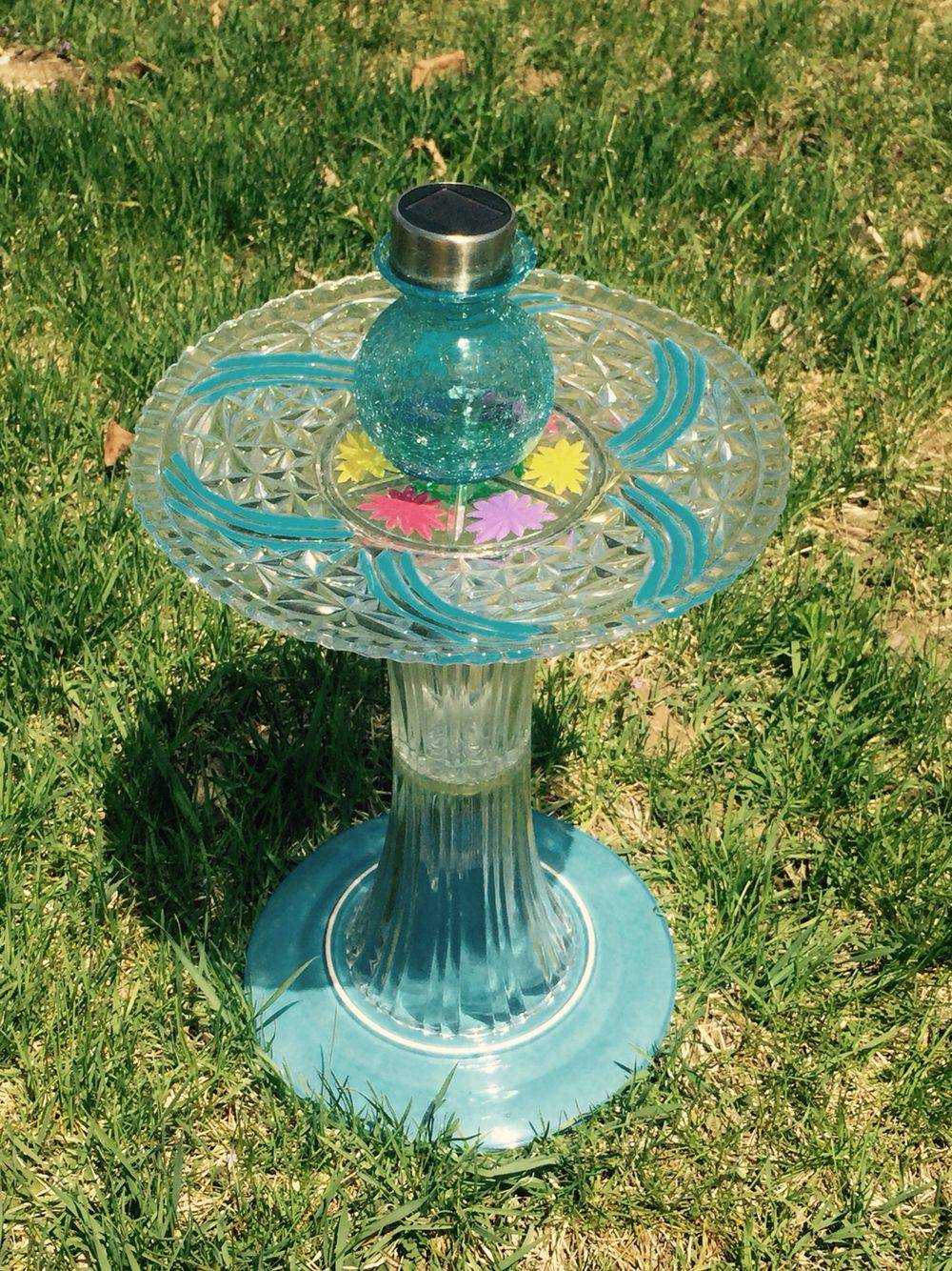 A Vegetable Garden Glass Garden Art