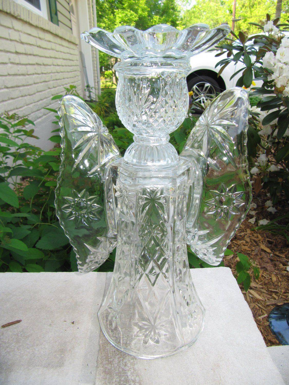 Garden Art Glass Angel Glass Angel Angel Sculpture