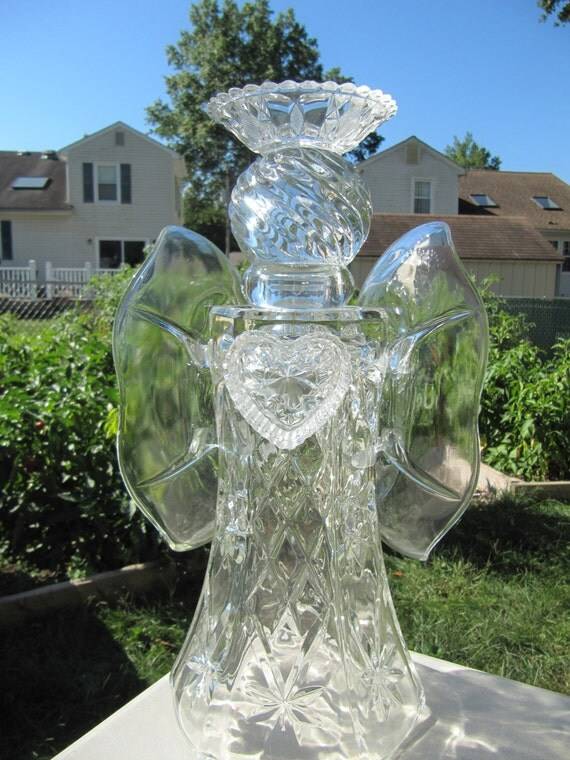 Garden Glass Angel Totem