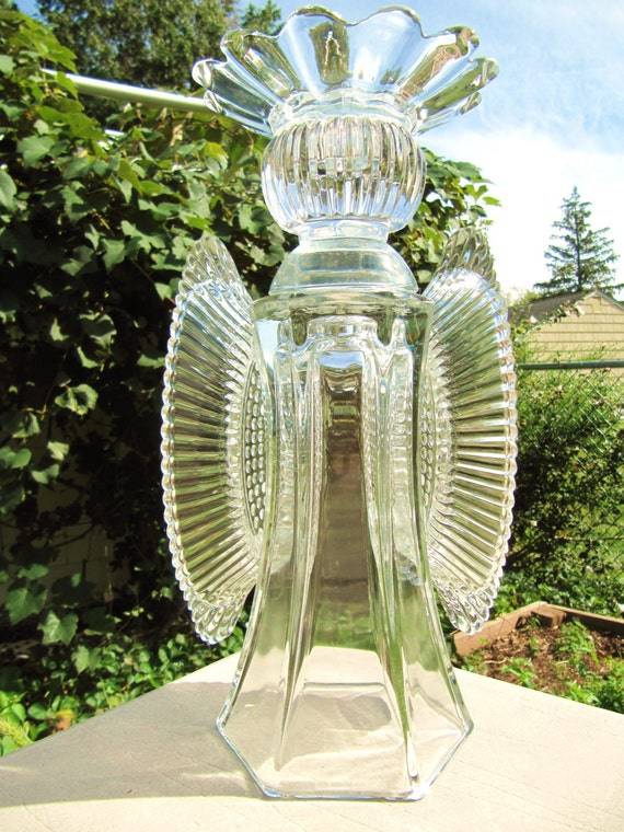 Glass Angel Yard Art