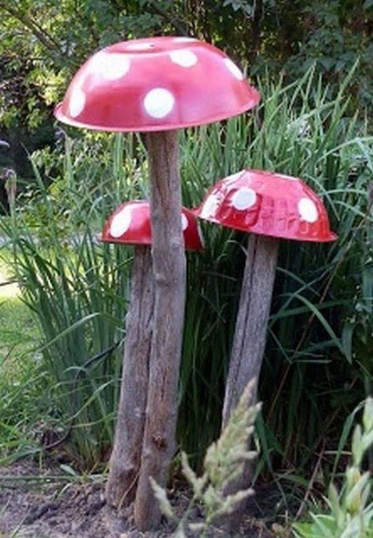 Ceramic Fairy Garden Mushroom