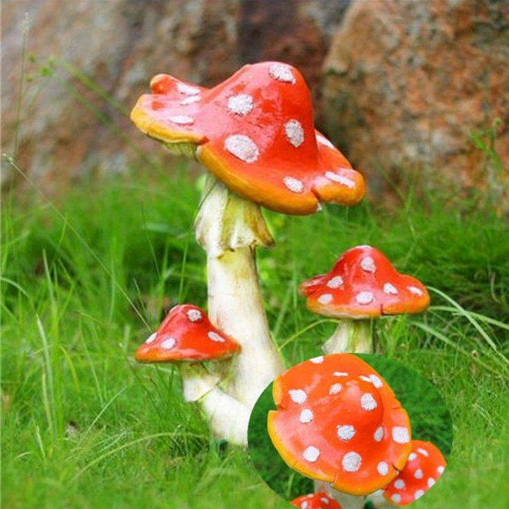 To Fairy Garden Mushrooms