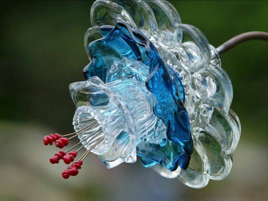 Urban Art Glass Flowers