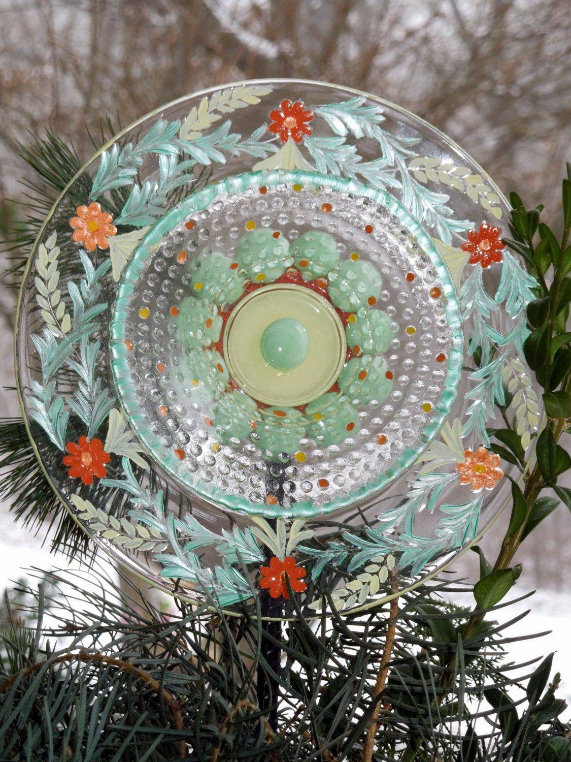 Ceramic Plate Flowers