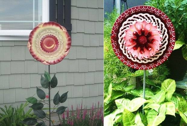 Glass Plate Flower