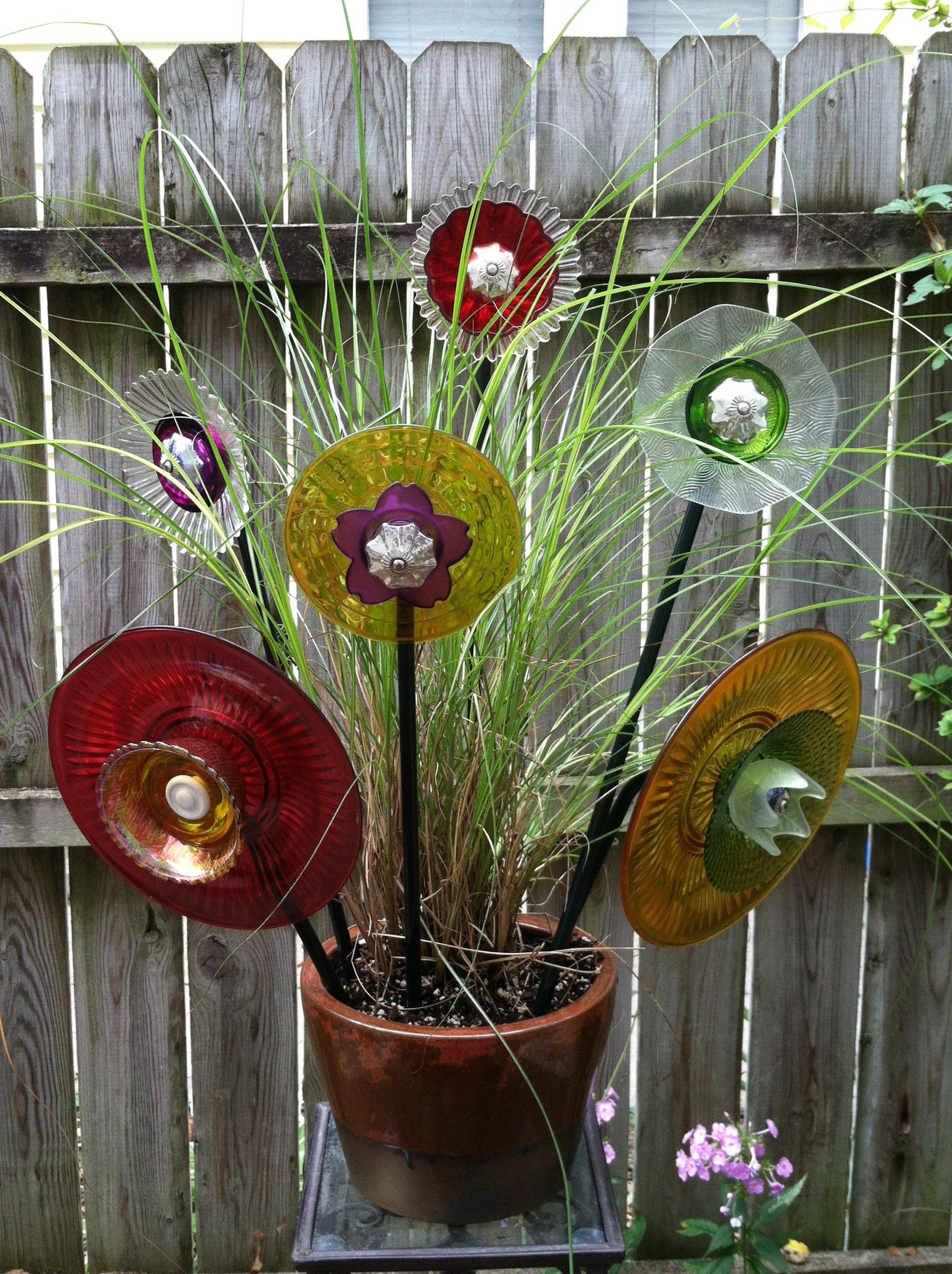 Glass Plate Flowers