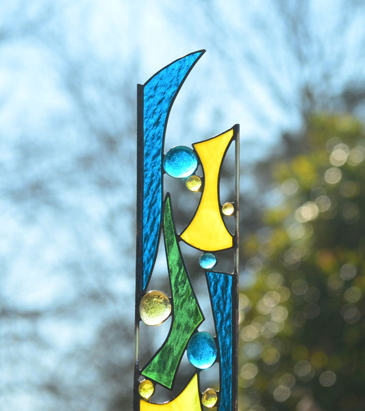 Stained Glass Garden Art Dangler Ornaments
