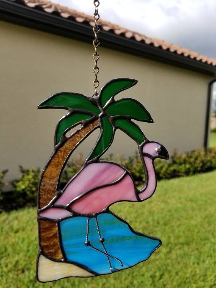 Stained Glass Garden Fairy Stake