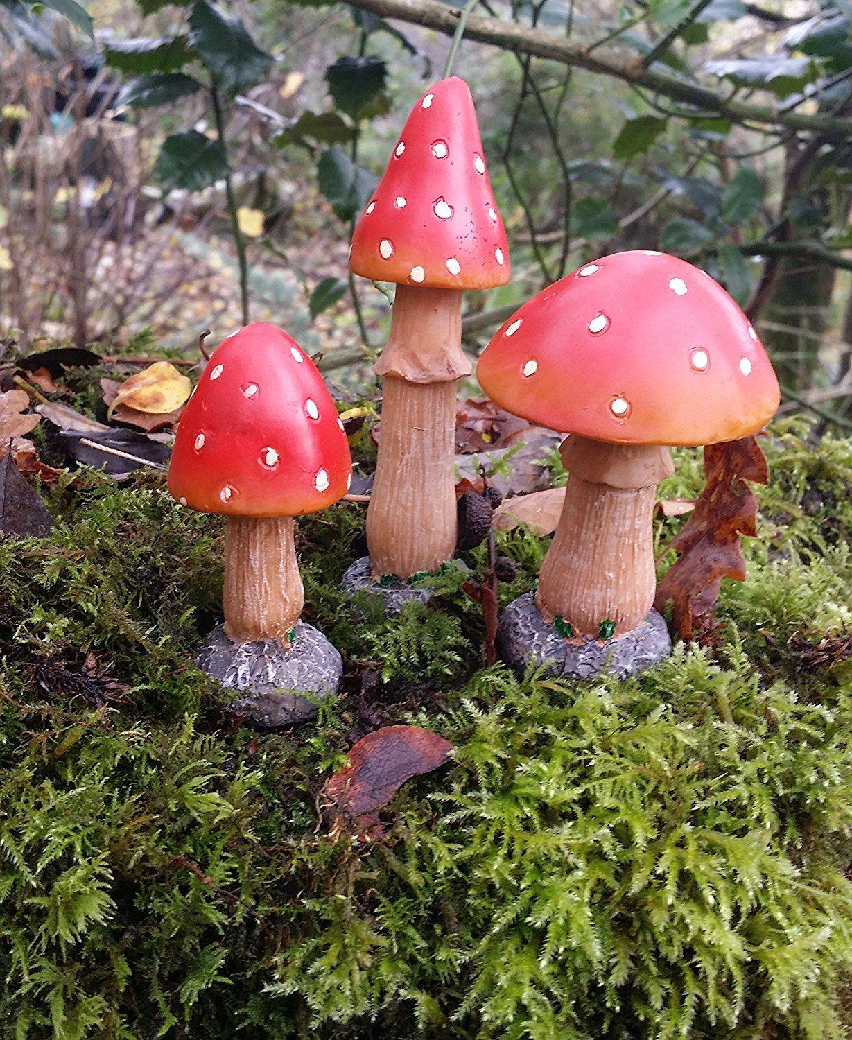 Kawaii Diy Craft Mini Mushroom House Crafts Fairy Garden Miniatures
