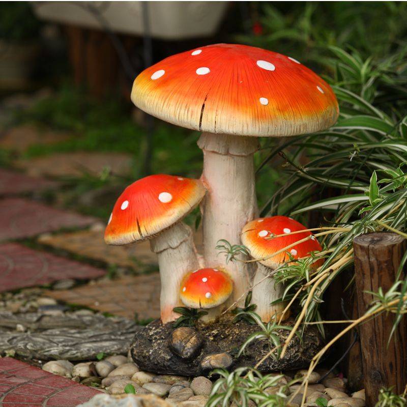 Mushroom Garden Decor Magic Mushrooms