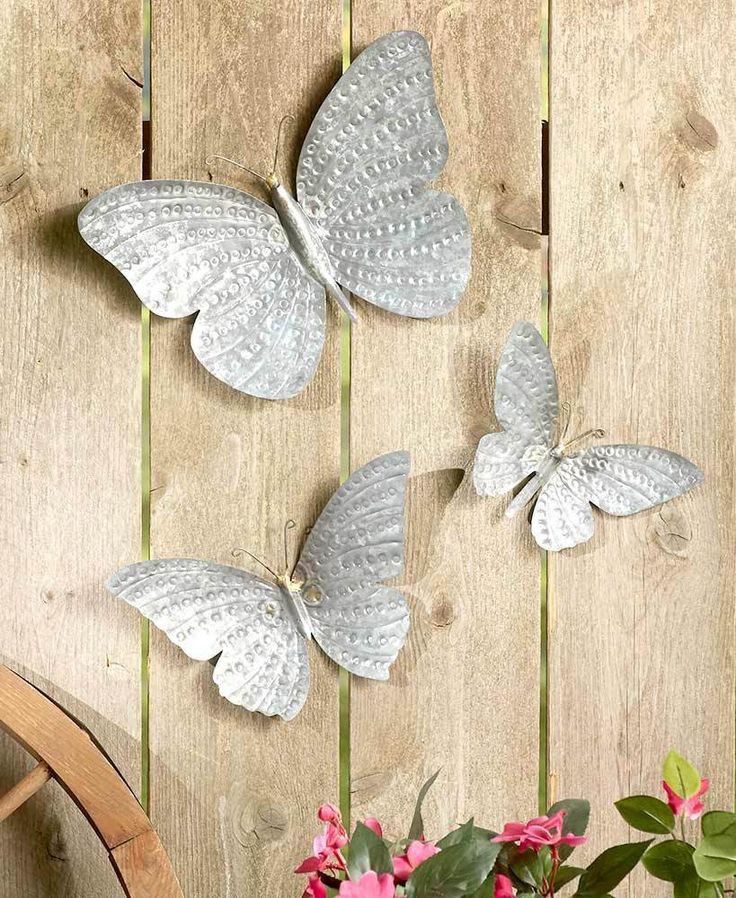 Butterfly Metal Trellis Mondus Distinction Garden Decor
