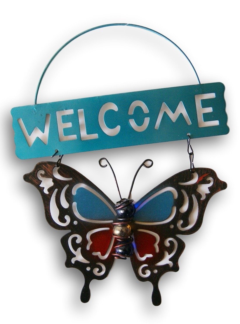 Large Metal Butterfly Garden Ornament