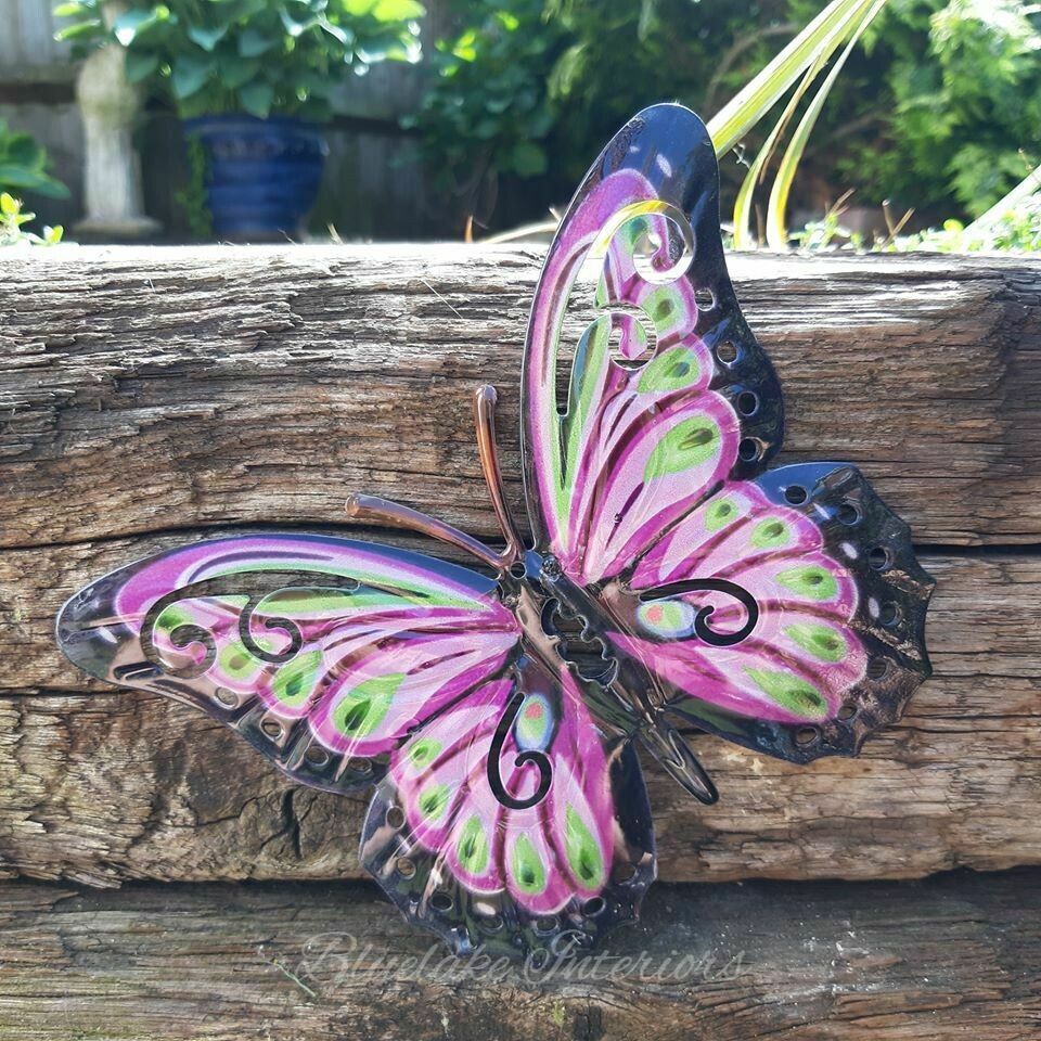 Turquoise Butterfly Metal Chair Kirklands Outdoor Decor Outdoor