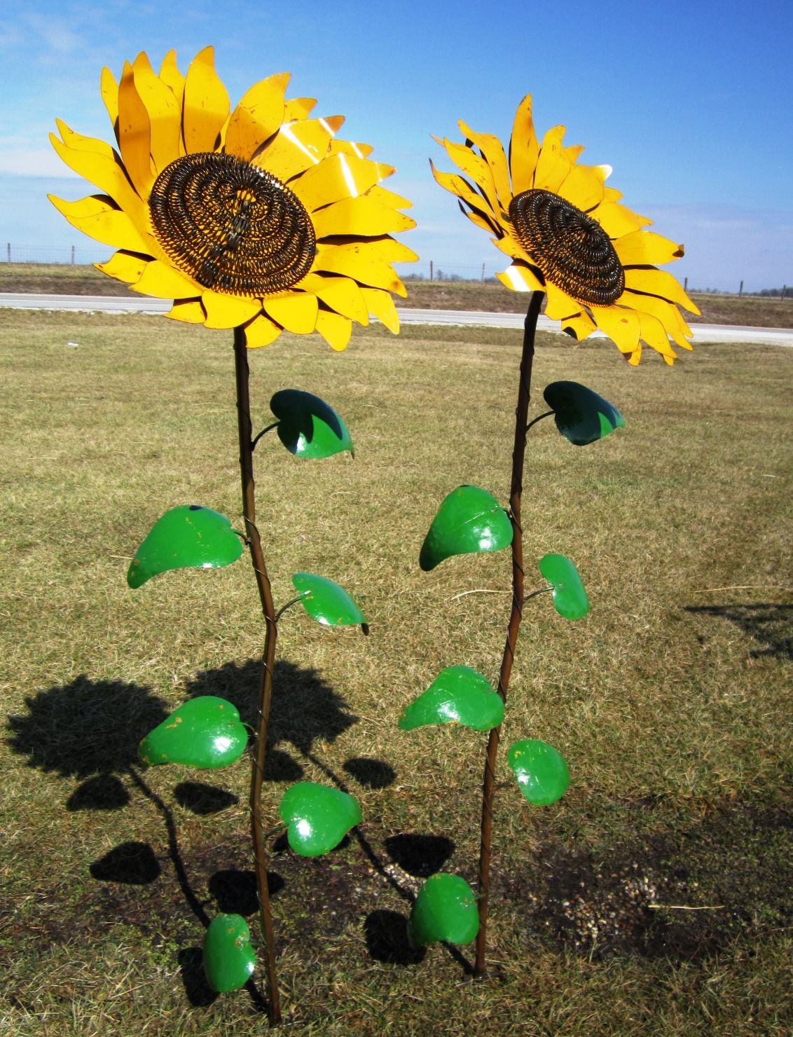 Metal Wild Flower Garden Stakes