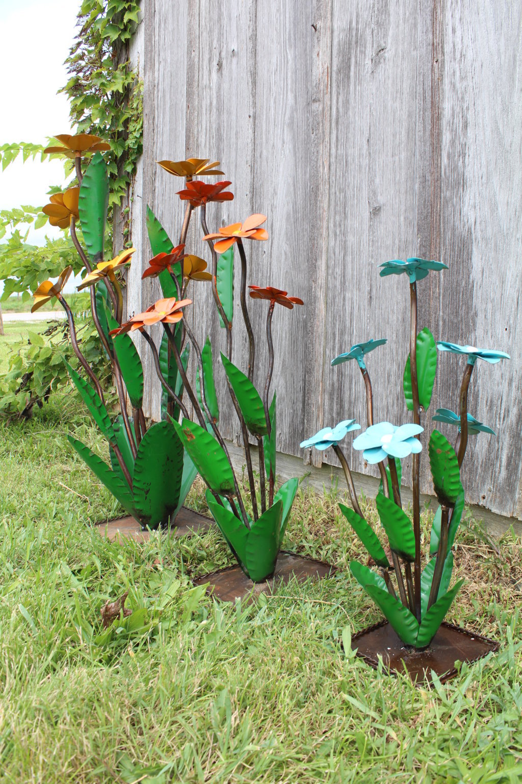 Rooster Metal Garden Stake Yard Ornament Miles Kimball