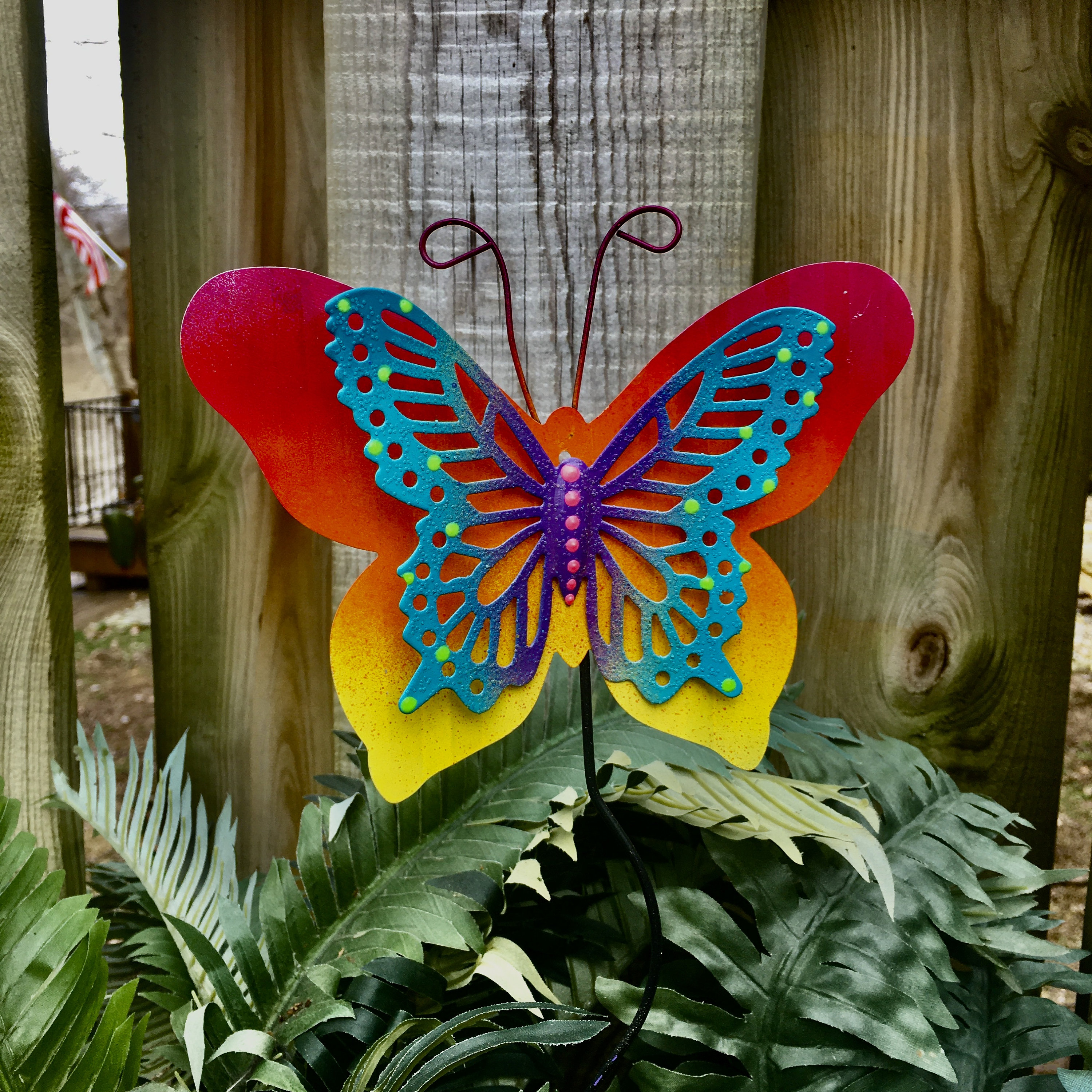 Rusty Metal Garden Decor
