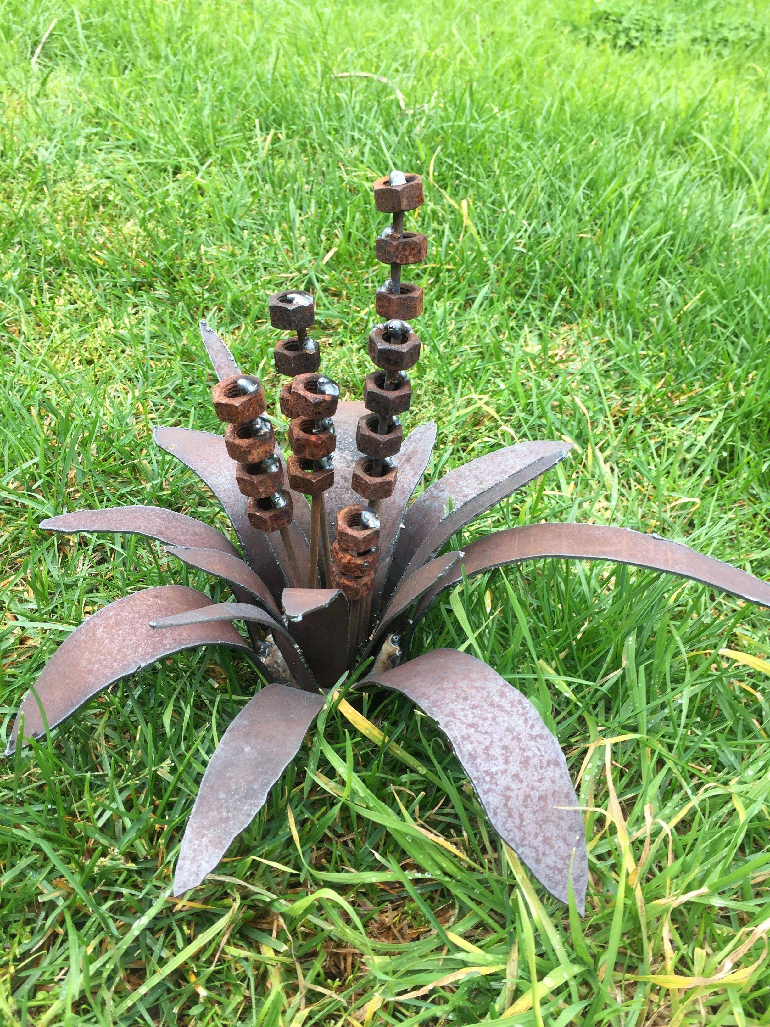 Metal Petals Garden Art