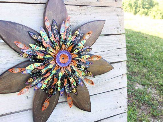 Metal Petals Garden Art