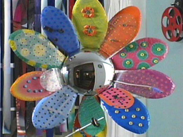 Red Rose Recycled Metal Garden Sculpture