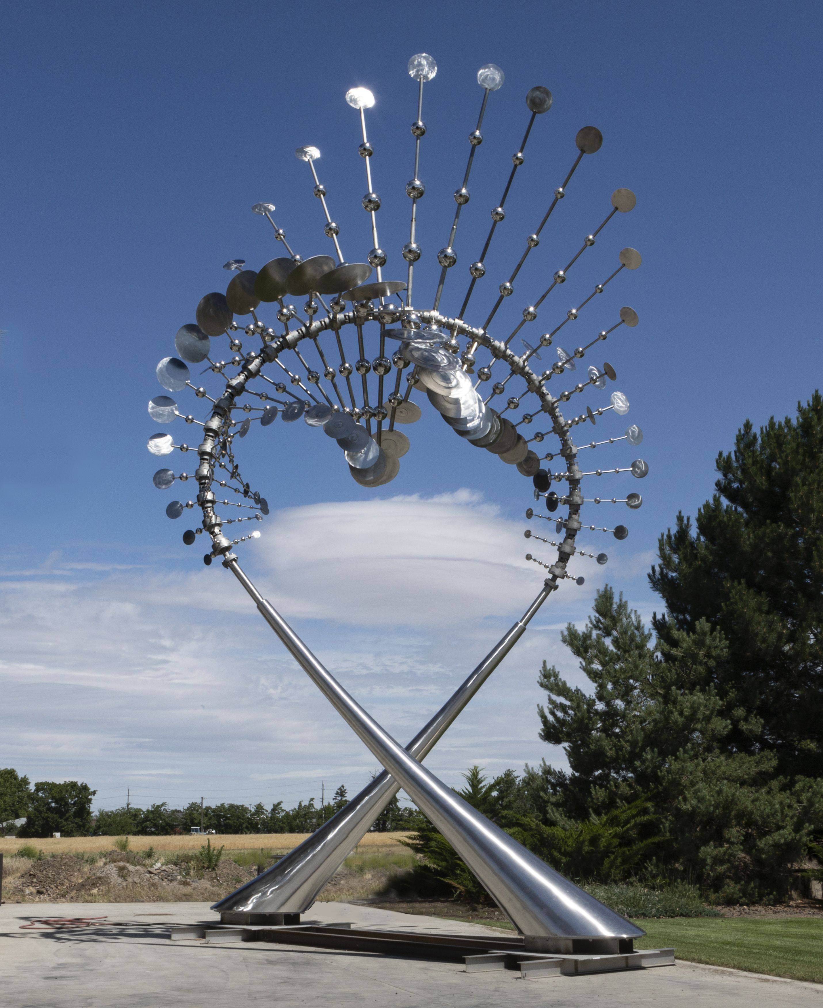 Kinetic Windpowered Sculptures