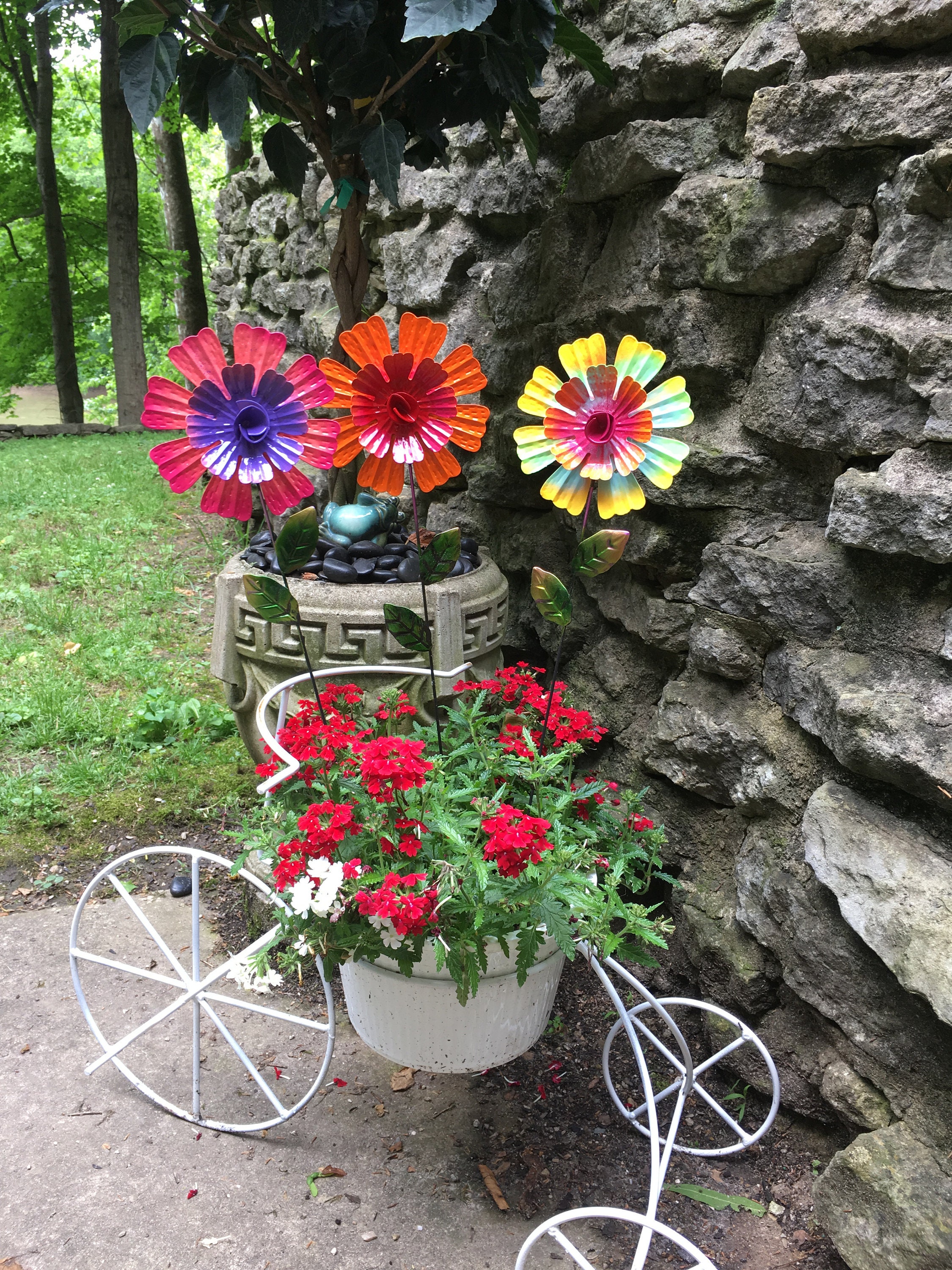 Rusty Metal Garden Decor