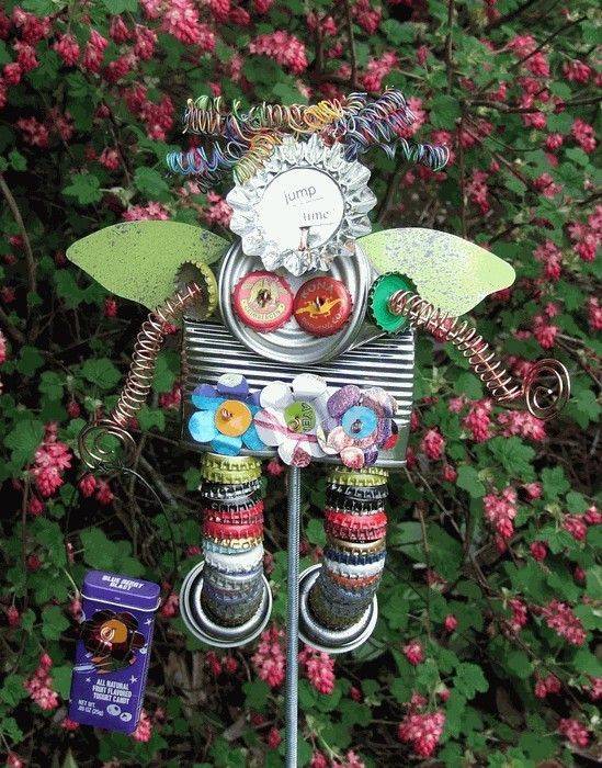 Creative Recycled Garden Art Projects