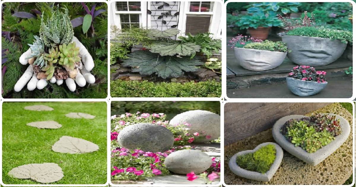 Hypertufa Mushrooms