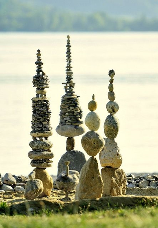 Creative Diy Project Water Pebble Garden Art