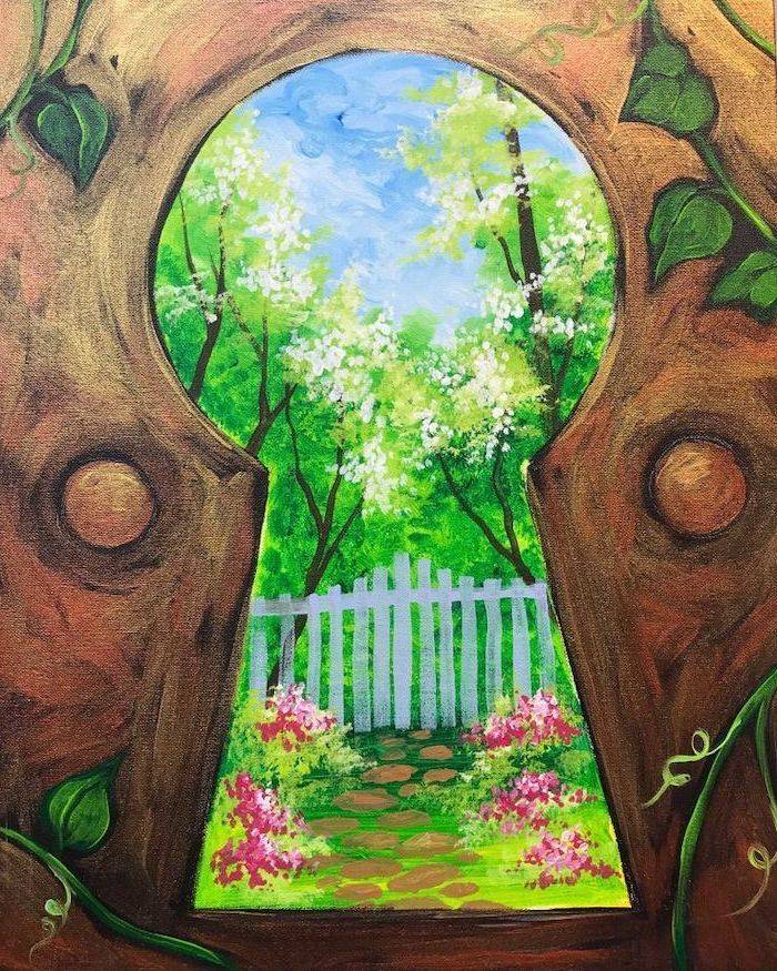 Wall Decor Original Acrylic Canvas Painting