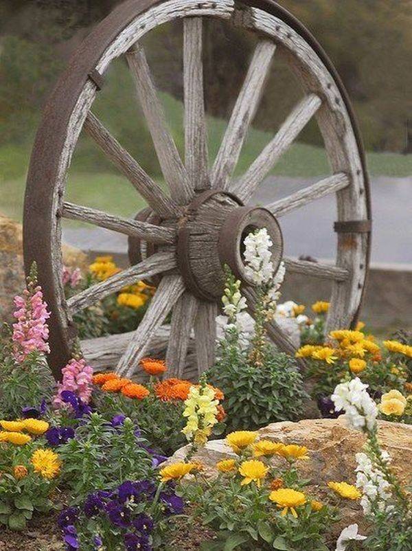 Wagon Wheel Decor