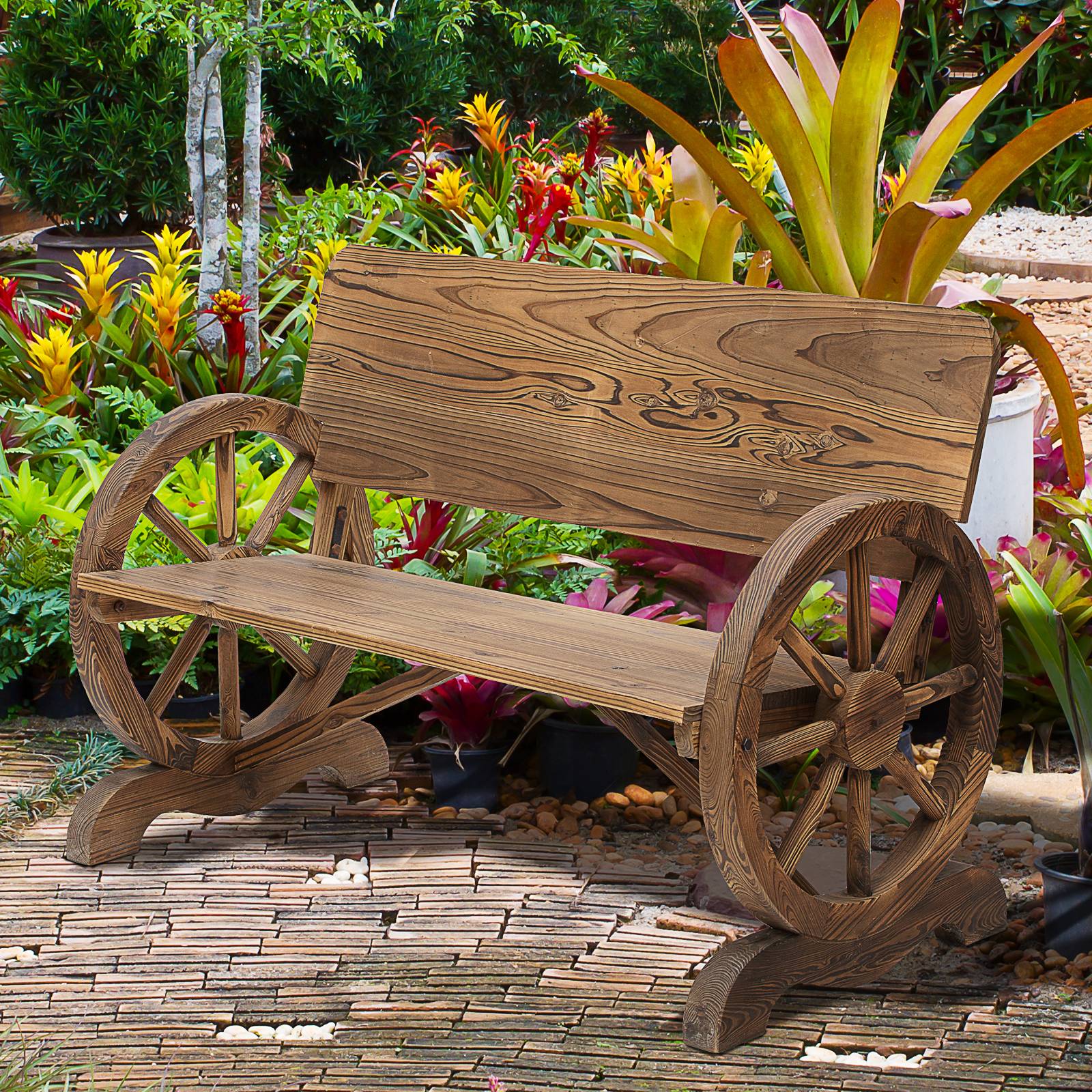 22 Garden Wagon Wheels Decor Ideas To Try This Year SharonSable
