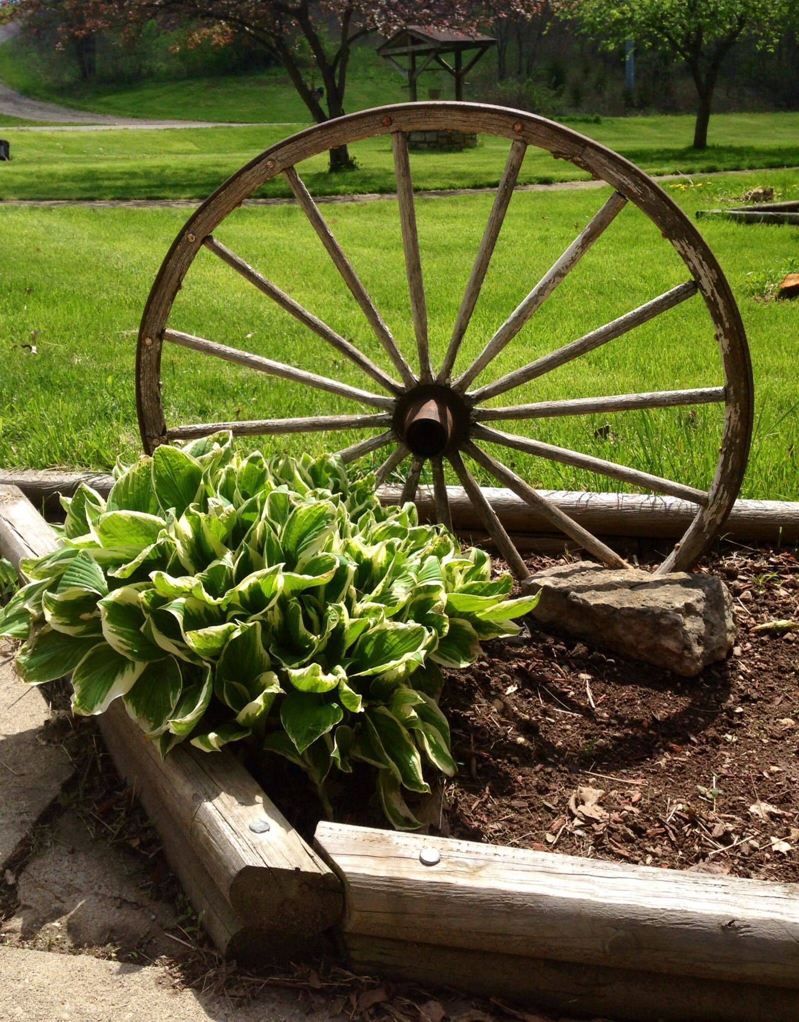 Wheel Wagon Garden Wagon Wheel Garden