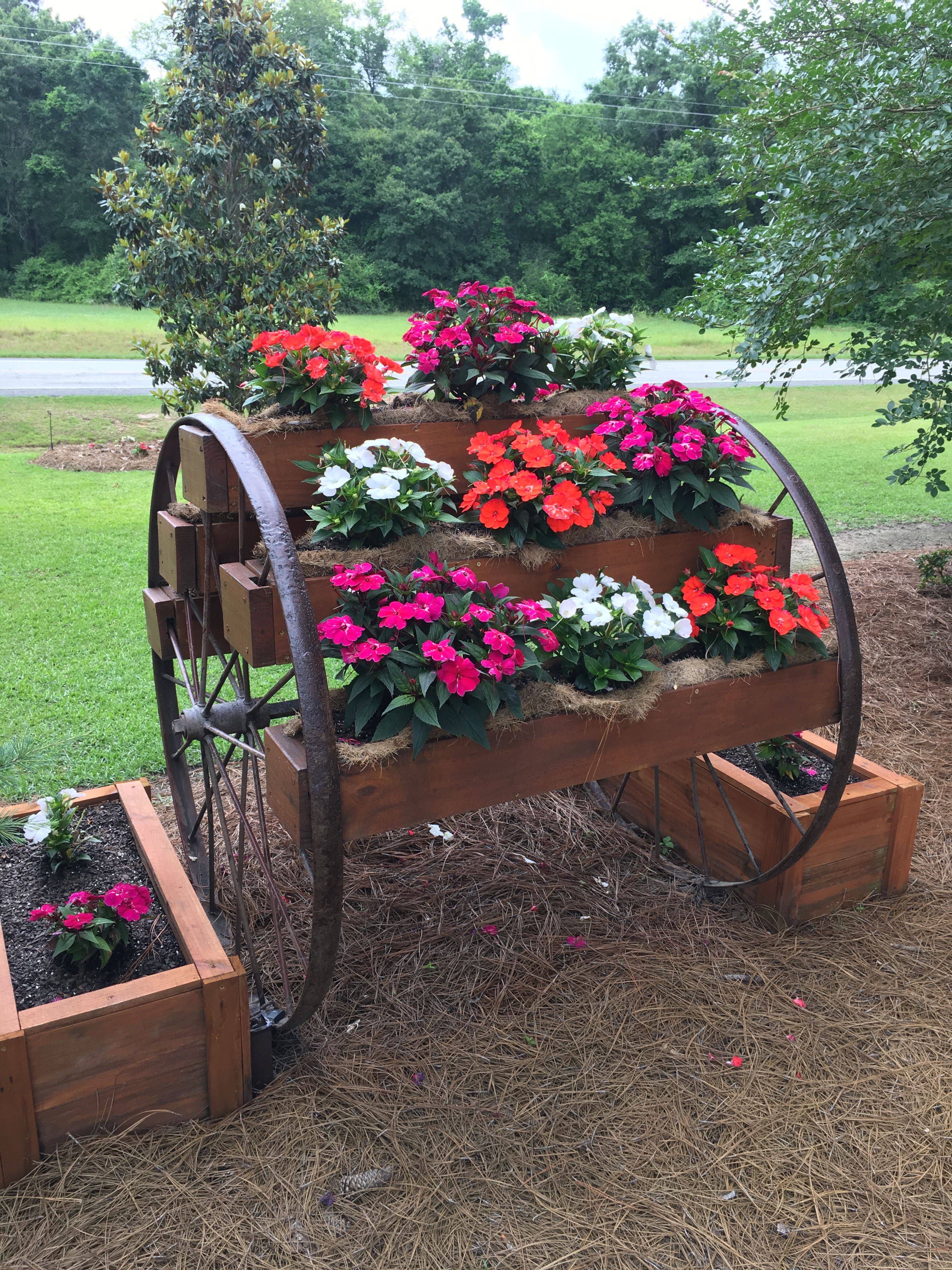 Gardensoutdoorsyard Wagon Wheel Decor