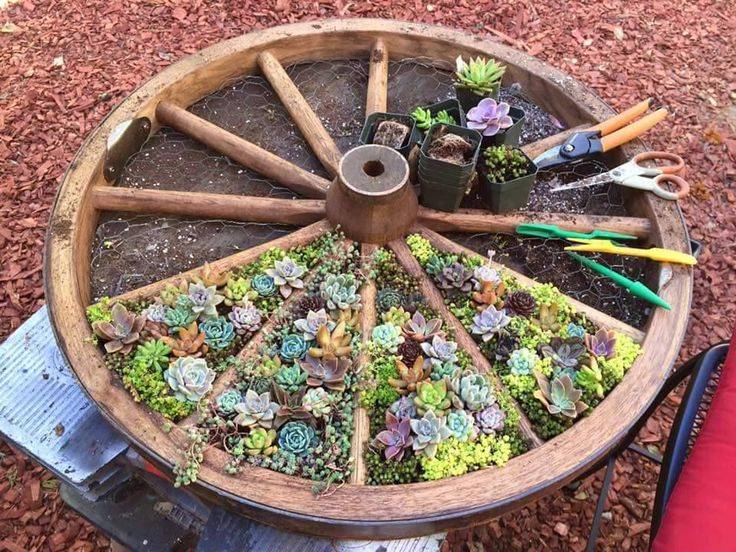 Wagon Wheel Decor