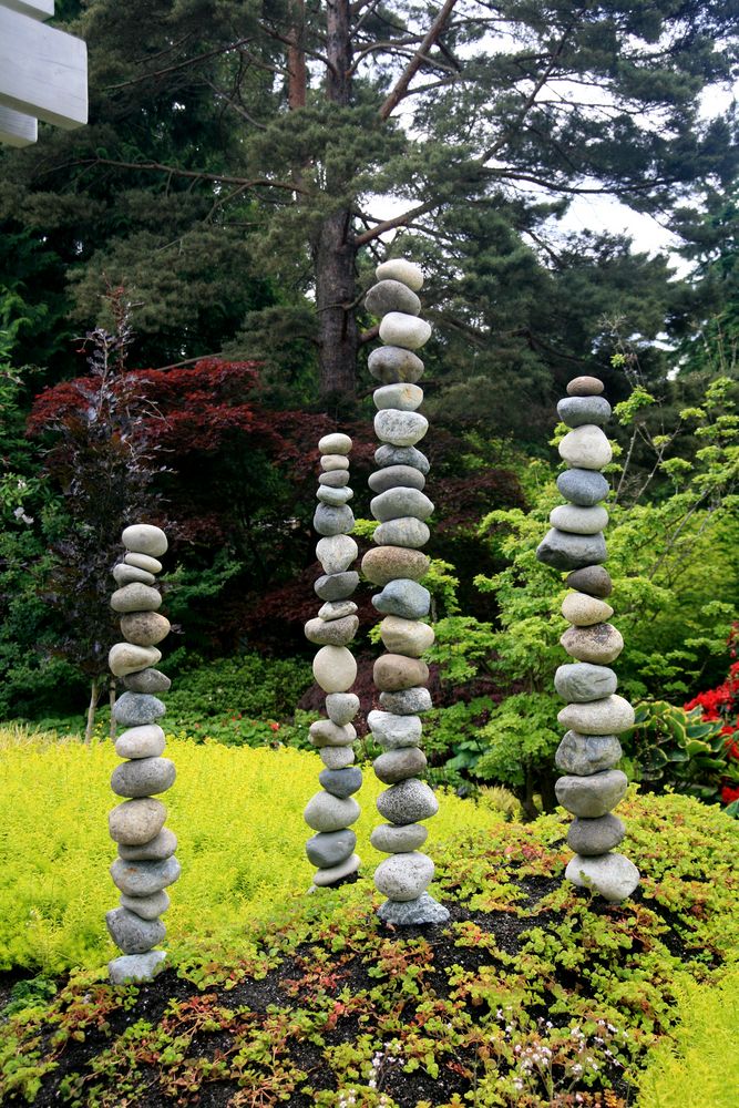 Stacked Rock Cairn