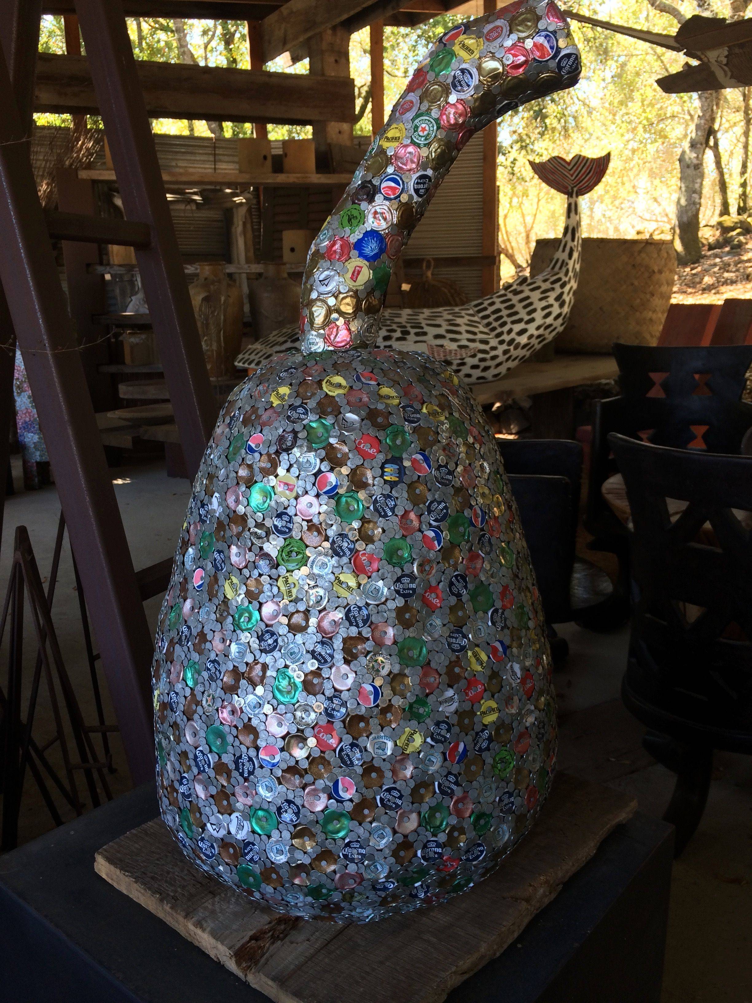 Upcycled Garden Art Flower
