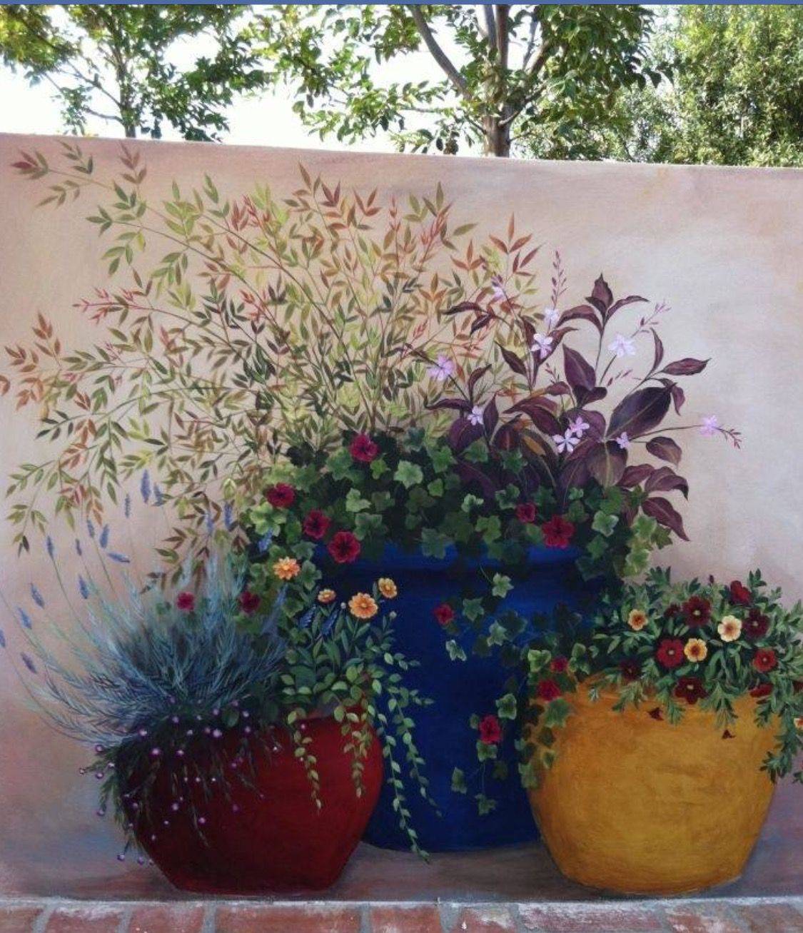 21 Garden Wall Painting Ideas You Gonna Love SharonSable
